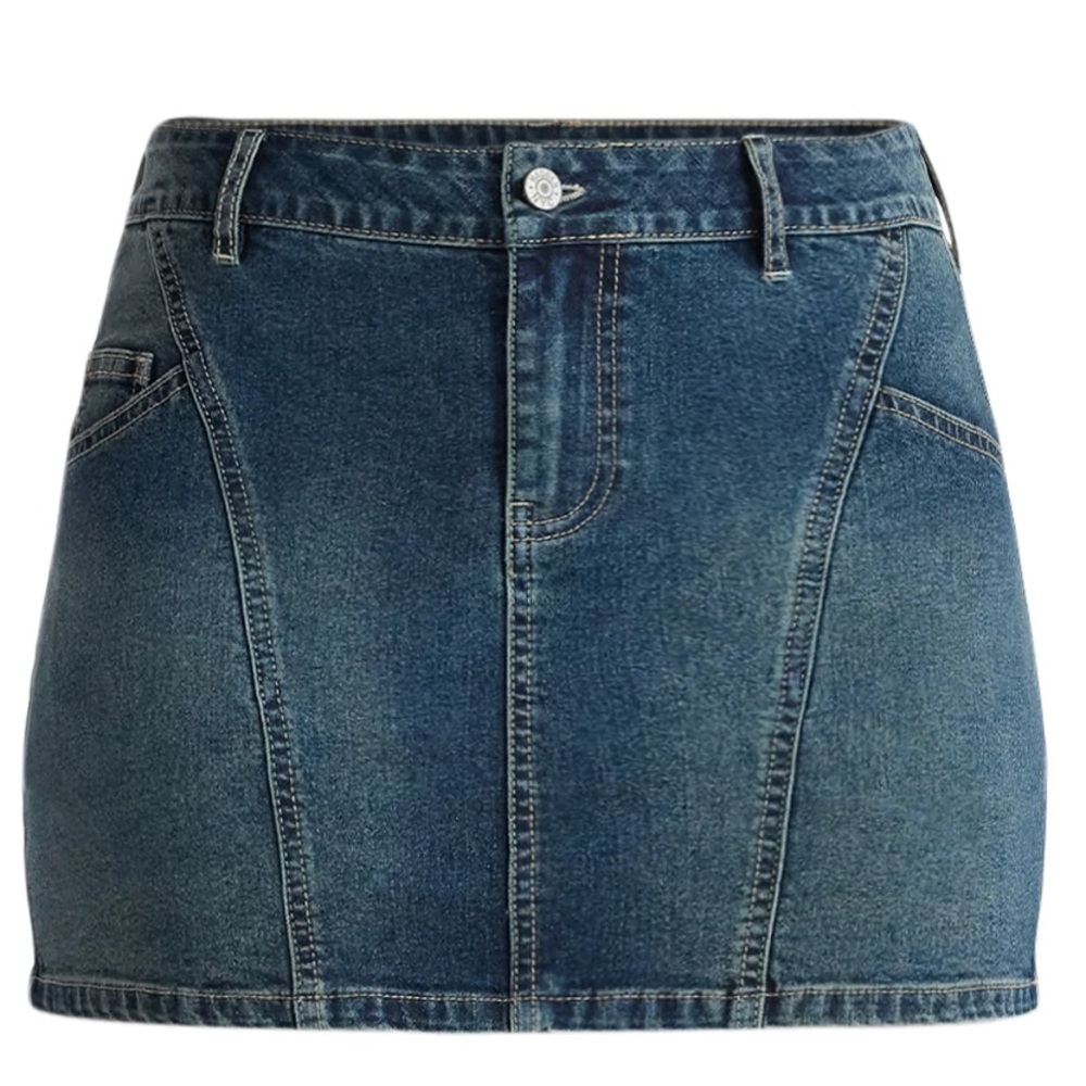 Madden NYC Women's Denim Mini Skirt